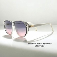 Silhouette M1220 c.2952 Vintage Sunglasses-New Grey to Rose Gradient Custom Lens