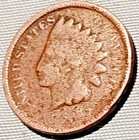 1887 Indian Head Cent Actual Coin Shown - 29
