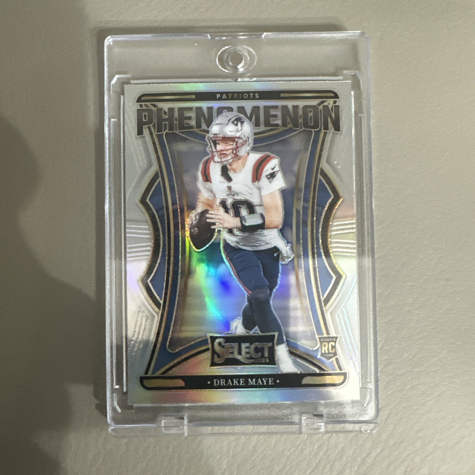 2024 PANINI SELECT #3 DRAKE MAYE RC PHENOMENON SILVER