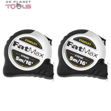 Stanley STA533886 FatMax 5m/16ft Tape Measure Pack of 2