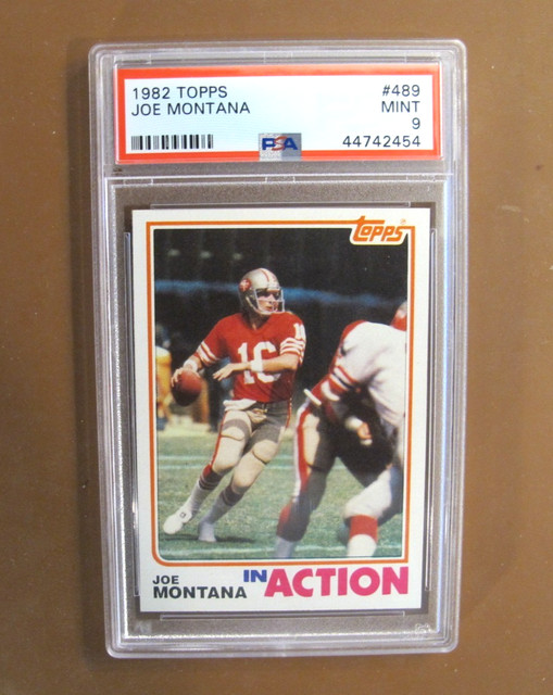 Joe Montana 1982 Topps Topps In Action