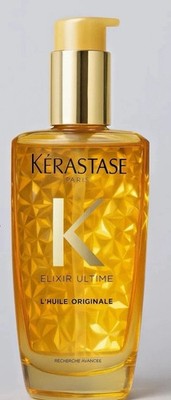 Kerastase Elixir Ultime L'Huile Rose Oil 100ml 3.4oz Hair Treatment Shine Smooth