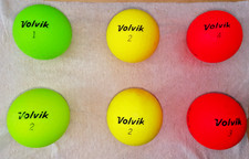 Volvik VIVID Golf Balls x6 Premium Matte Hi-Vis Winter Golf Mixed Colours