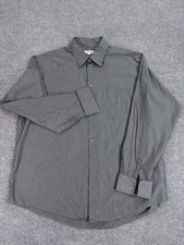 Vintage Giorgio Armani Le Collezioni Mens Size XL Gray Heather 17 1/2 34/35