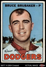 1967 Topps #276 Bruce Brubaker Dodgers 2.5 - GD+