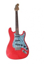 Benson Red Stratocaster Copy Electic Guitar + Stagg Soft Gig Bag