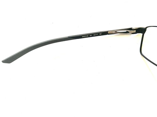 Nike Eyeglasses 8140 001 Black 54-17-140 without Lenses - Picture 2 of 3