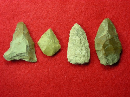 Tennessee Pfeilspitzen 1-1/2" authentische indische Artefakte