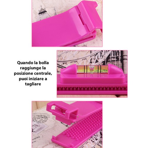 FRANGIA TAGLIA FRANGETTA LIVELLA INCORPORATA DONNA ROSA PETTINE BOLLA CLIP jf - Foto 4 di 8