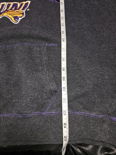 Felpa con cappuccio UNI University Of Northern Iowa COLOSSEUM ATHLETICS - Uomo XL EUC Grigio - Foto 9 di 9