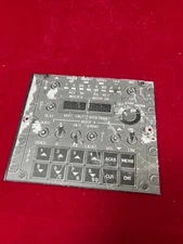 DASSAULT MIRAGE F-1 ORIGINAL METAL FAUX PANEL JET AIRCRAFT COCKPIT INSTRUMENT