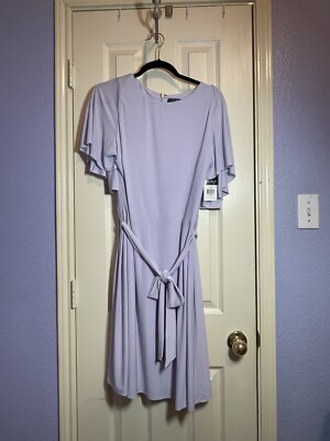 knee length dresses for ladies Just For You Lilac Purple Floral Midi Dress – Shop the Mint