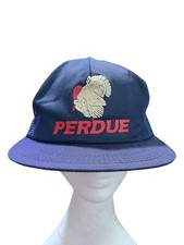 Vintage K Brand PERDUE TURKEY Farmer Trucker Hat Turkey Chicken Made in USA