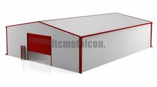 Stahlhalle 10x45x3,3 sk 85kg Industriehalle Lagerhalle Gewerbehalle Werkstatt