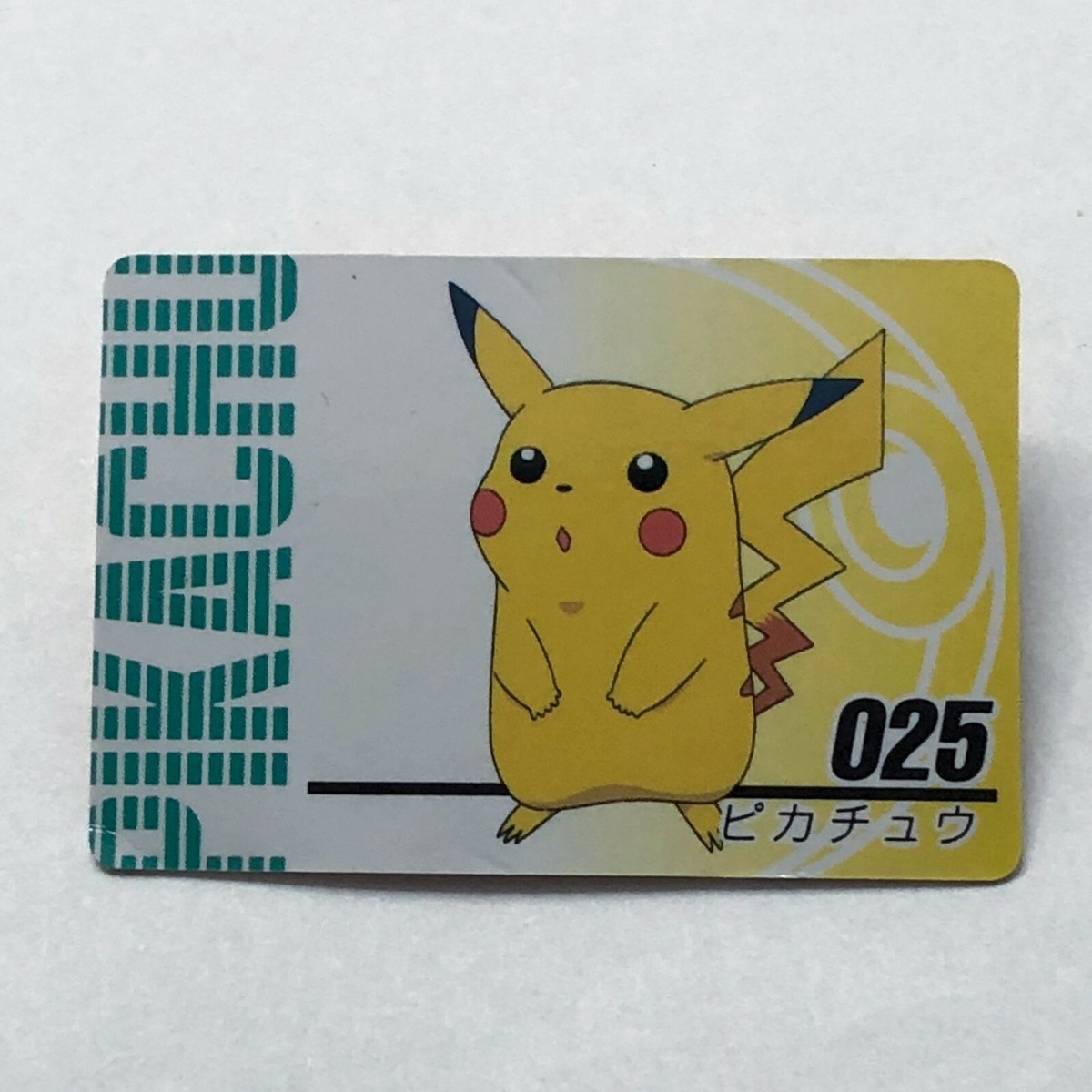 Pikachu Pokemon Animation Version Mini Card Nintendo From