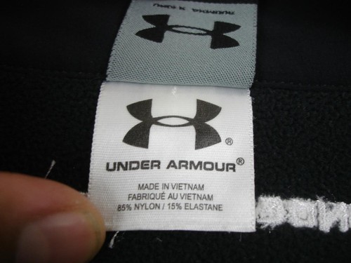 Men's XL Under Armour UA Metal Tactical Softshell Jacket Black Full-Zip Stretch - Picture 19 of 24