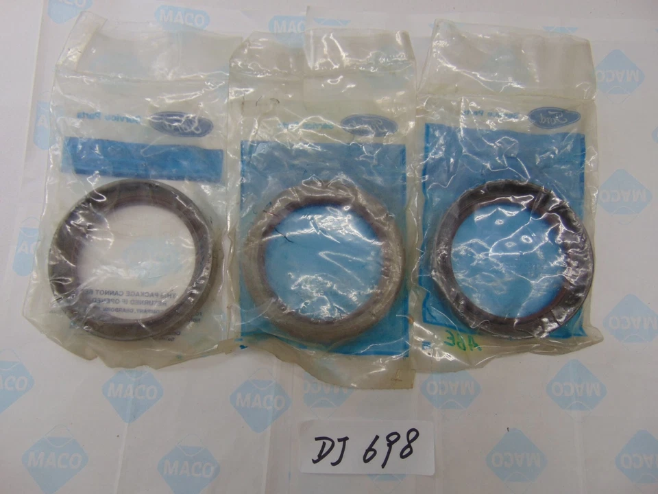 Lot of 3 NOS 1972-1979 FORD F100 F250 F350 4SPD OUTPUT SHAFT SEAL D2TZ-4813-A Foto 2 de 4