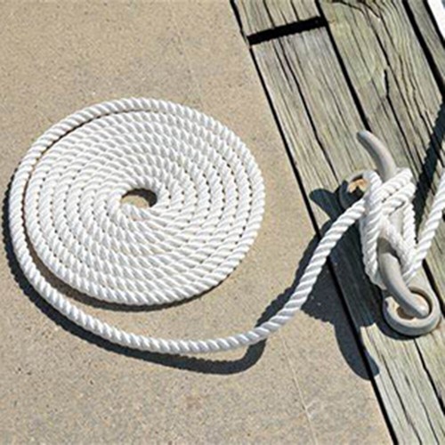 1/2"x100' Twisted Three Strand Nylon Anchor Rope Boat Dock Line Thimble 6250LBS - Picture 6 of 12