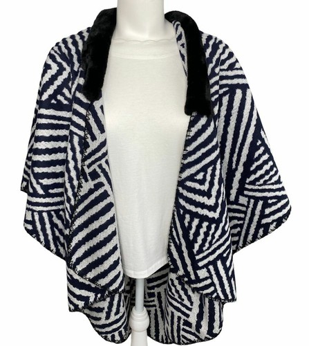 LOFT Cardigan Wrap Women's MEDIUM Blue 