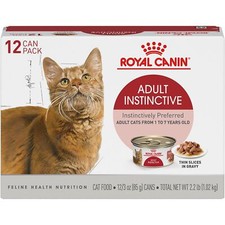 Royal Canin Adult Instinctive Thin Slices in Gravy Wet Cat Food 3oz Pack of 12
