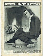 ORIZZONTI 1952/8=CELINA SEGHI=PIETRO SAVORGNAN=PIETRO CANONICA=ENRICO FERMI=