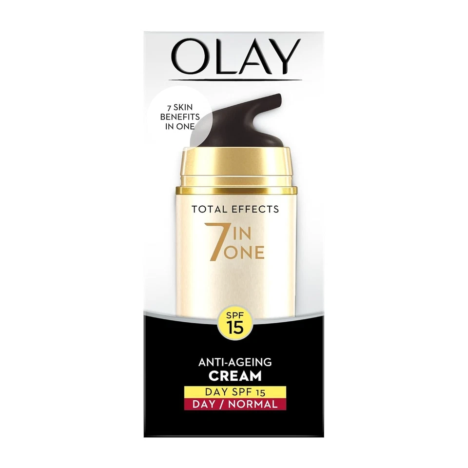 Olay Total Effects 7 In 1 Normal Anti Aging Skin Day Cream SPF 15, 20g free ship - Image 2 of 4