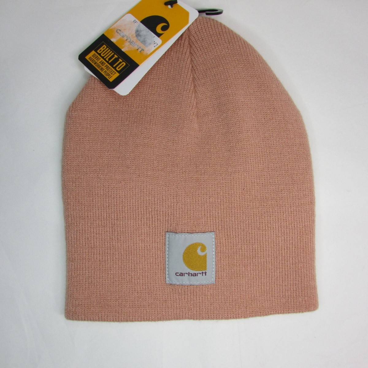 Carhartt Acrylic Knit Beanie Stocking Cap Winter Hat Cameo Brown