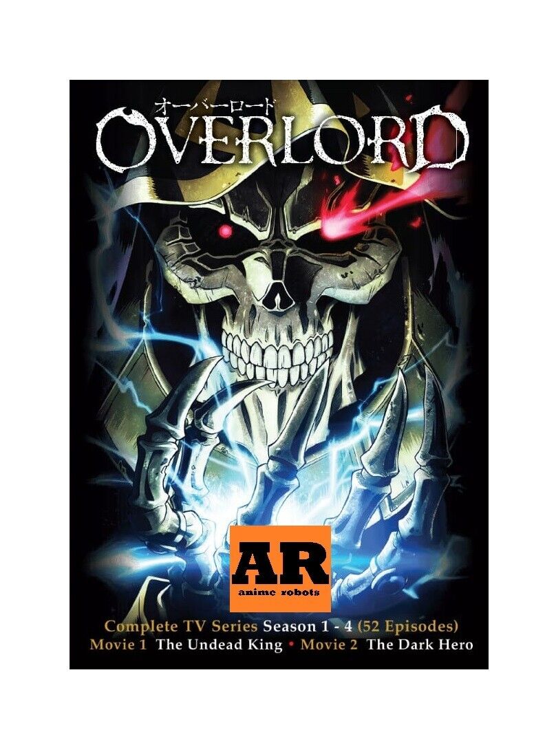 ANIME DVD Overlord Season 1-4 (1-52End+2 Movie) ENGLISH DUBBED