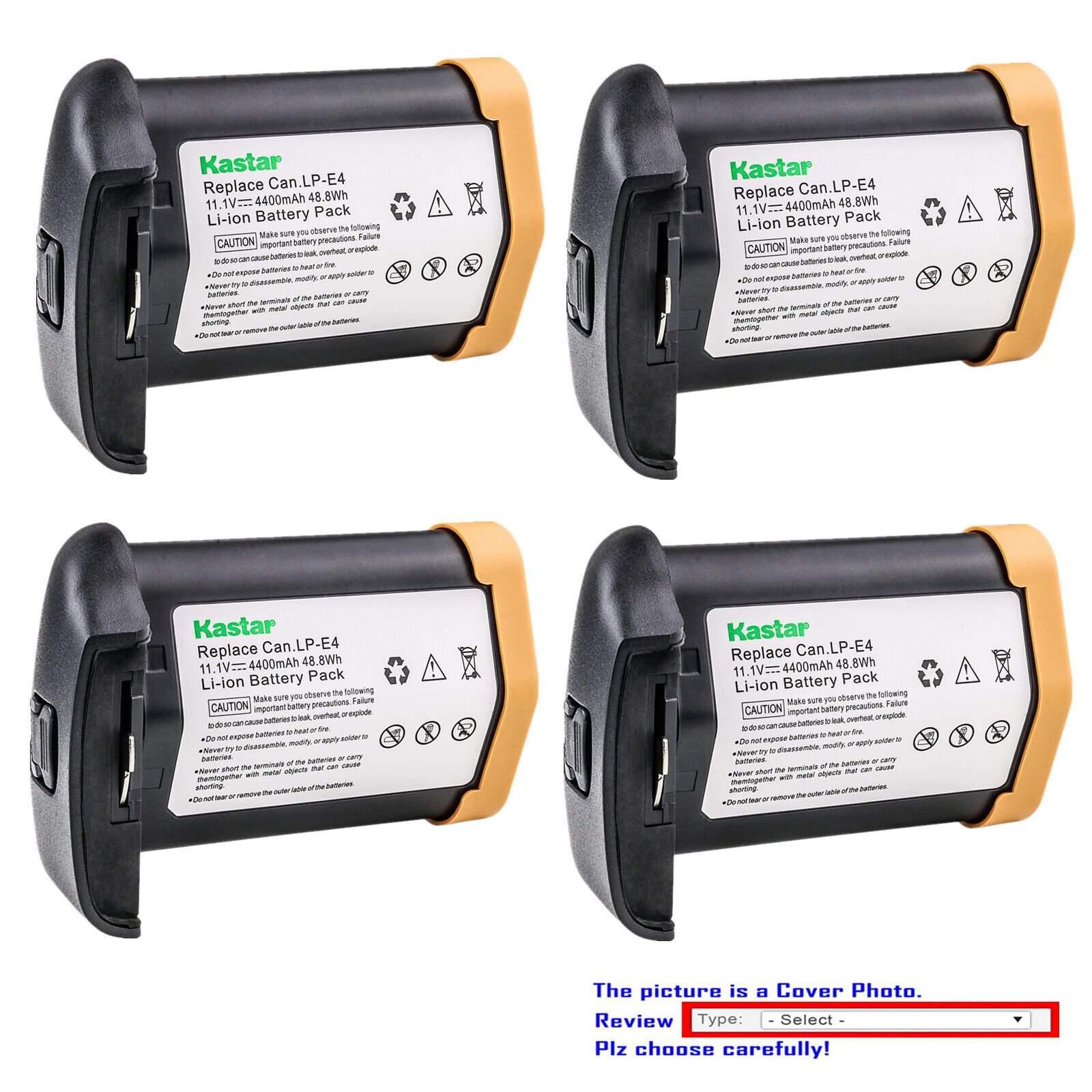 1pcs LP-E4N Battery For Canon EOS R3 1DX 1DX2 1D3 1D4 new