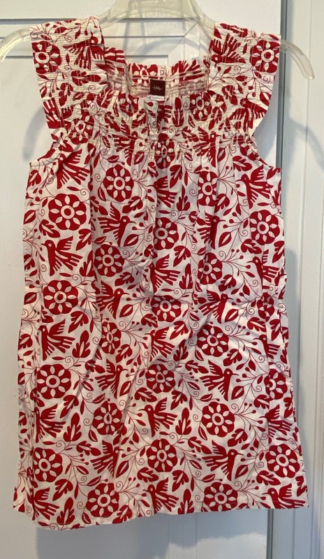 Tea Collection Girls Size 8; 100% cotton sleeveless sundress; excellent conditio