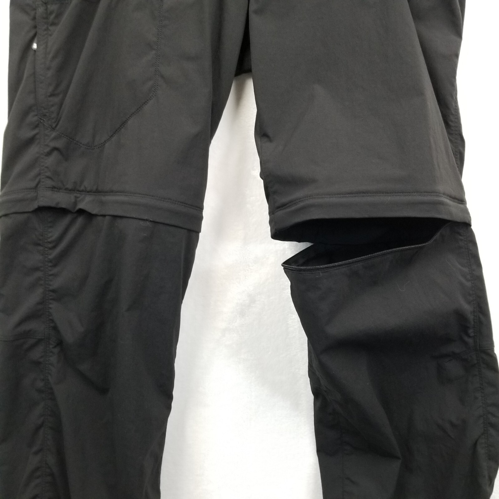 Salomon Pantalone Convertibile Donna 16 Nero Zip Off Actilite Elasticizzato Nylon Escursionismo