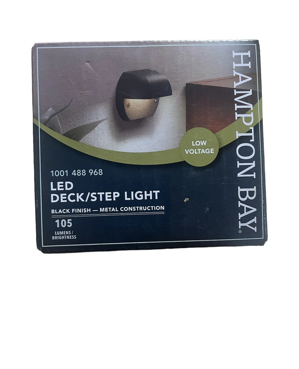 New Hampton Bay Low Voltage Black Outdoor Integrated LED Surface
