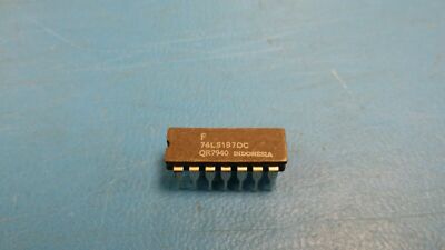 (1 PCS) 74LS197DC FSC Binary Counter, Asynchronous, Up Direction, TTL, CDIP14