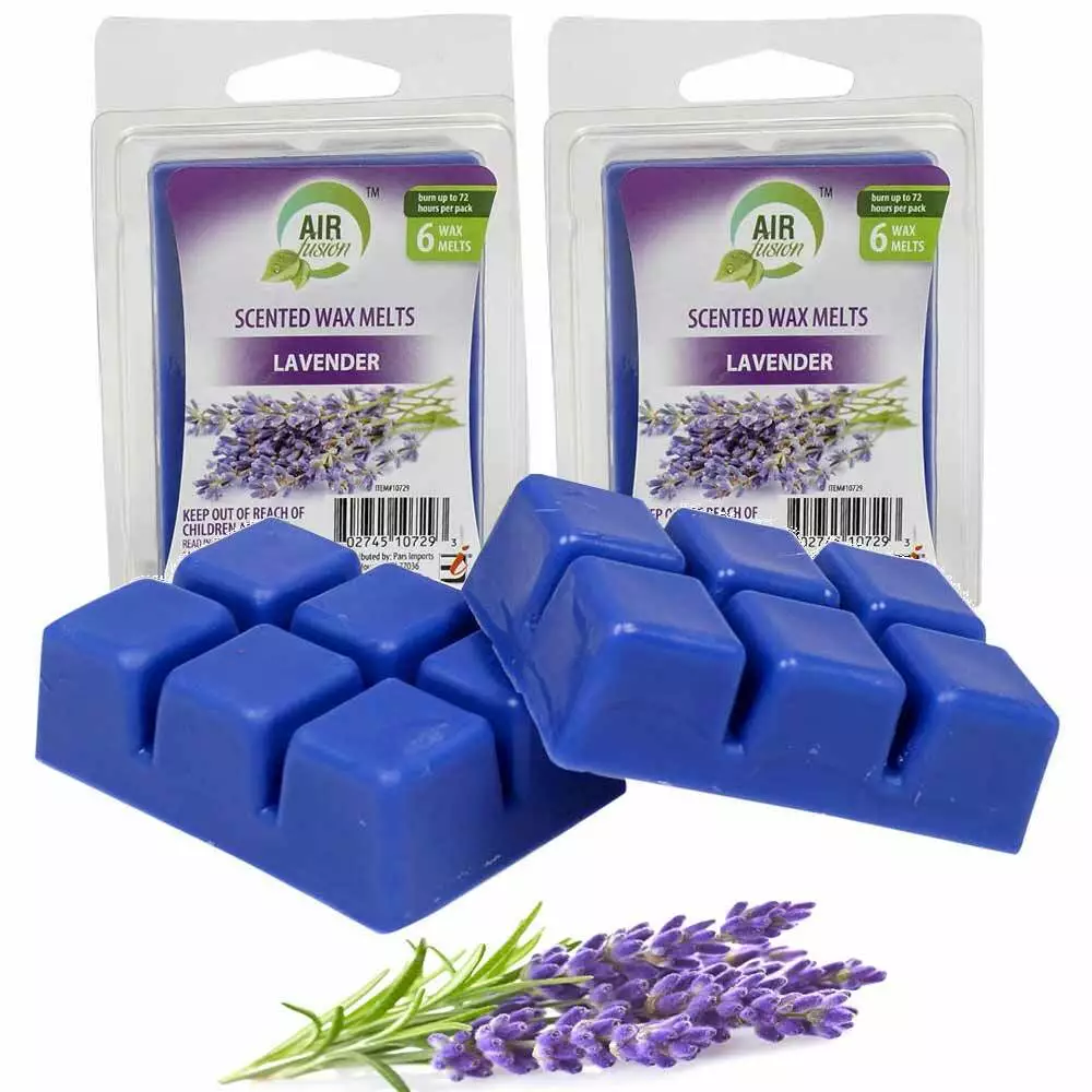 2 Pk Cube Lavender Wax Melts Candle Warmer Scented Fragrance 2.5oz