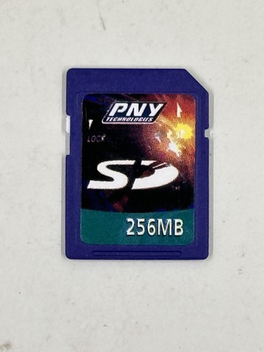 PNY Industries 256MB SD Camera Memory Card Low Capacity 256 Megabyte