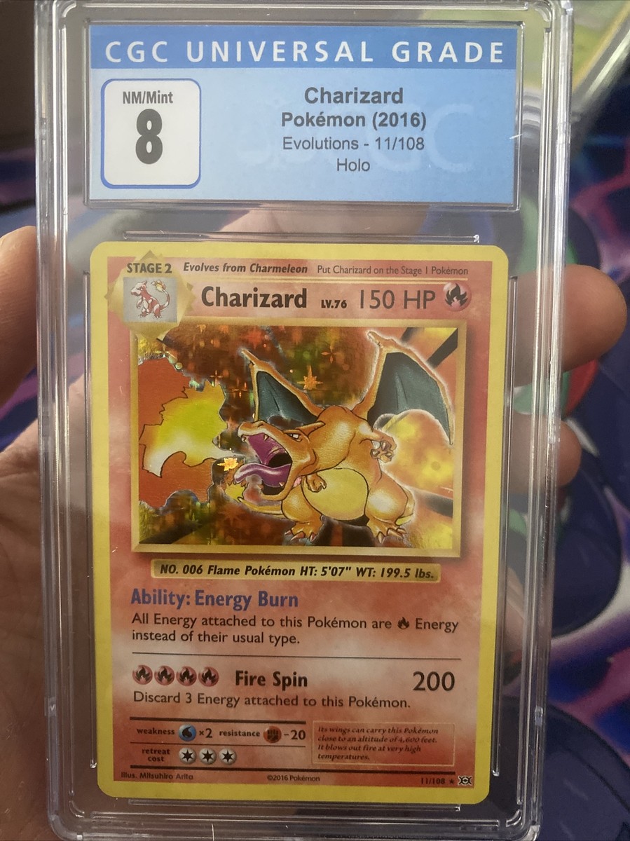 124) CHARIZARD - 2016 Pokémon XY Evolutions Holo Rare Card