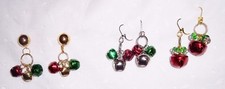 JINGLE BELLS DANGLING EARRINGS: FUN- HOLIDAY - U PICK DESIGN