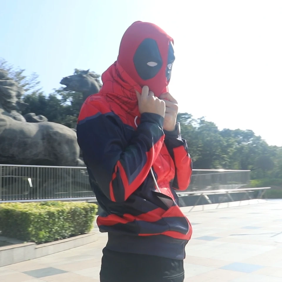 DeadPool Masks Full Helmet Cosplay Open Eyes Eletronic Kids and Adults Halloween - Image 3 of 4