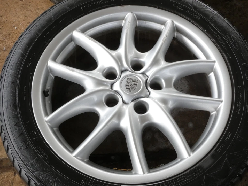 PORSCHE Cayenne 3.2 V6 955 9PA Alufelgen Sommerreifen 9Jx19 ET60 7L5601025B - Bild 2 von 4