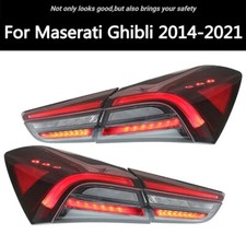 Paar Voll LED Rückleuchten für Maserati Ghibli 2013-2022 Upgrade Rückleuchten