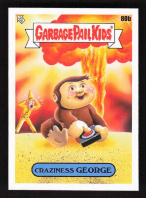 2022 Topps Garbage Pail Kids: Book Worms #80b Craziness George