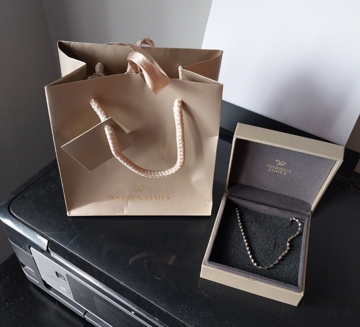 Warren James 18ct Gold Plating Vermeil on 925 Silver Necklace unwanted gift