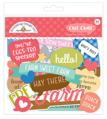 Scrapbooking Crafts Doodlebug Chit Chat Down on Farm Barn Fair Moo Country Oink