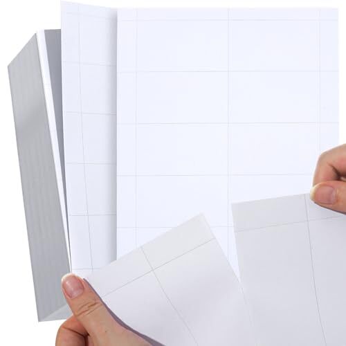 1000 Piece Blank Printable Business Cards 3.5 x 2, Perforated Card Stock 