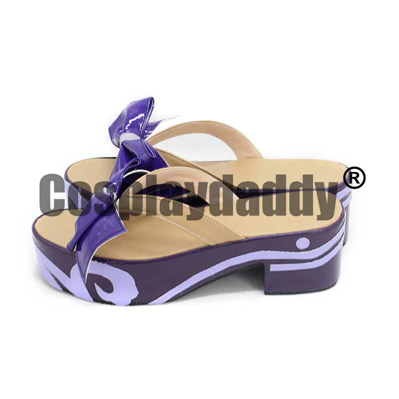 Genshin Impact Sangonomiya Kokomi Cosplay Purple Platform