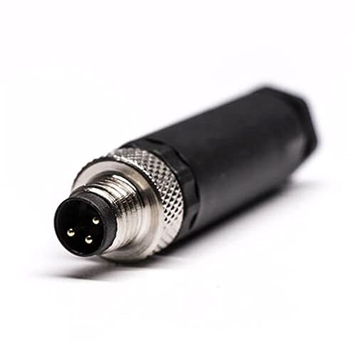 Connettore Maschio M8 A 3 Pin - Per Sensori Industriali | IP67 Impermeabile, Filettatura Antivibrazione - Foto 2