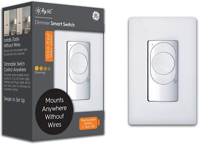 C by GE Wire-Free Battery Powered Dimmer Smart Switch