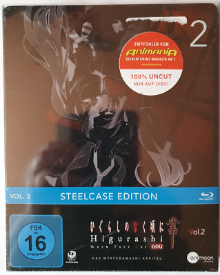 Higurashi WHEN THEY CRY GOU Vol.2 UNCUT - STEELCASE EDITION Blu-ray  NEU; OVP