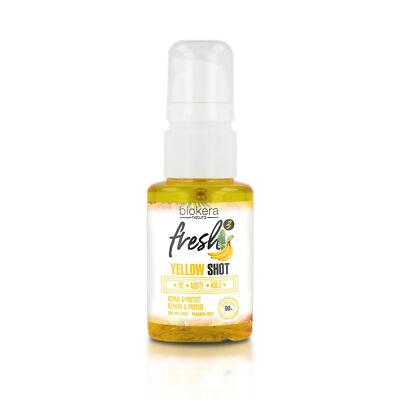SALERM - Hair Oil - Biokera Fresh Yellow Shot Oil - 75 ml - Abyssinian and