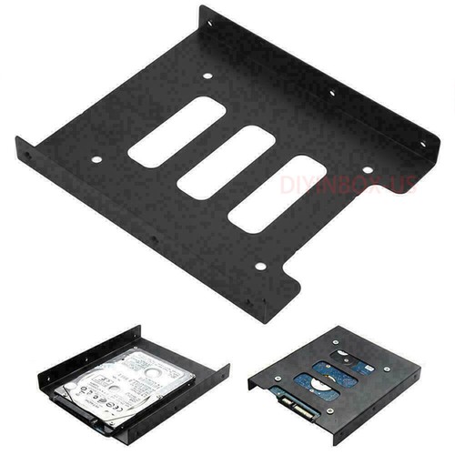 3-pack 2.5" to 3.5" Bay SSD Metal Hard Drive HDD Mounting Bracket Adapter Tray - Picture 10 of 11